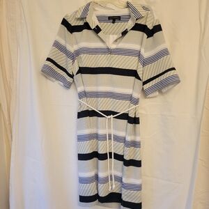 Banana Republic shift dress striped pullover size large